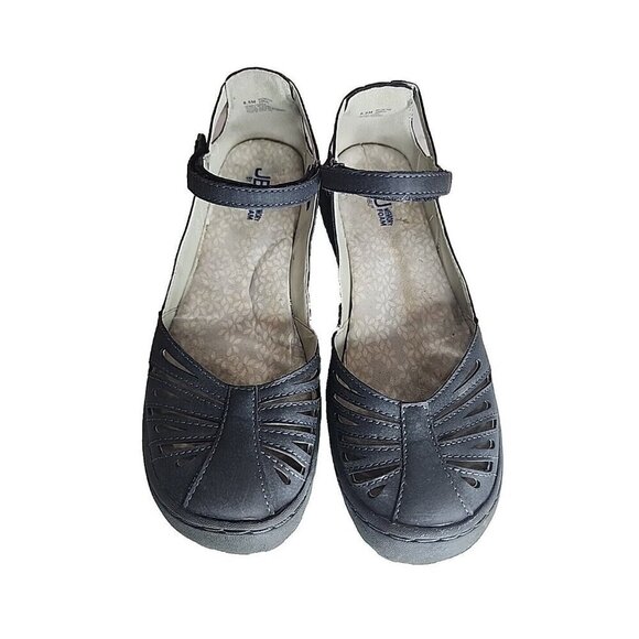 Jambu JBU Shoes Memory Foam Comfort Mary Jane Vegan Dark Gray Women's 8.5 - Picture 1 of 9